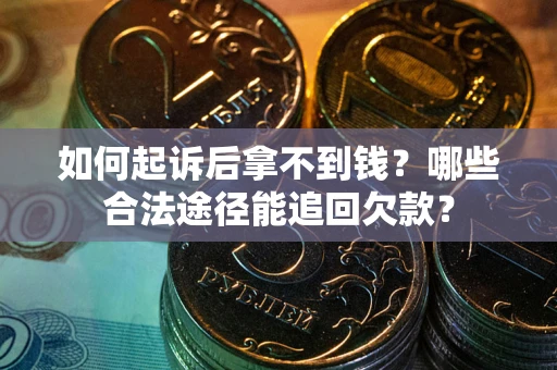 济南如何起诉后拿不到钱？哪些合法途径能追回欠款？