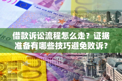 济南借款诉讼流程怎么走？证据准备有哪些技巧避免败诉？