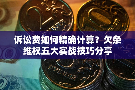 济南诉讼费如何精确计算？欠条维权五大实战技巧分享