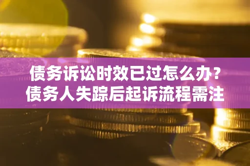 济南债务诉讼时效已过怎么办？债务人失踪后起诉流程需注意什么？