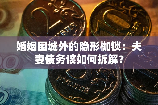 济南婚姻围城外的隐形枷锁：夫妻债务该如何拆解？