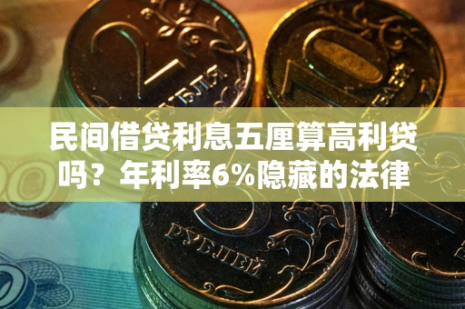 济南民间借贷利息五厘算高利贷吗？年利率6%隐藏的法律风险全解析